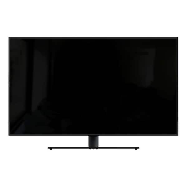 Universal Table Top TV Base Adjustable Tilt and Turn for Most TVs 46 in. to 65 in., Black/Black