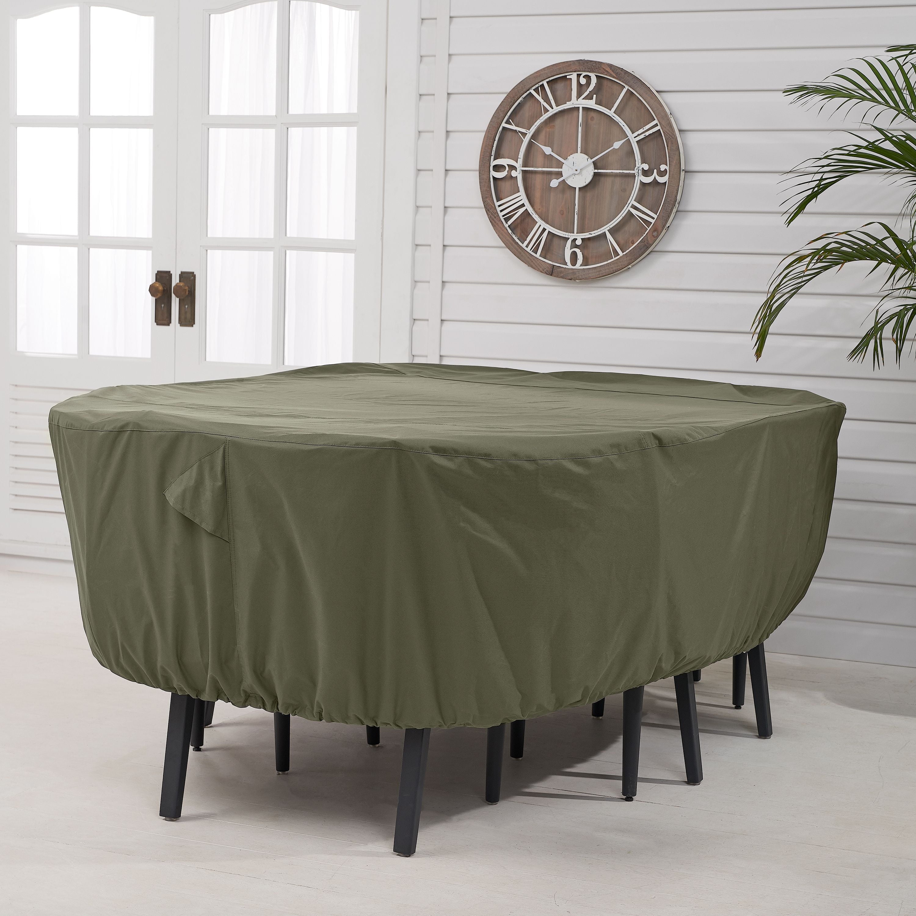 Better Homes & Gardens Hillberge 88 Inch Rectangular Patio Dining Table Set Cover