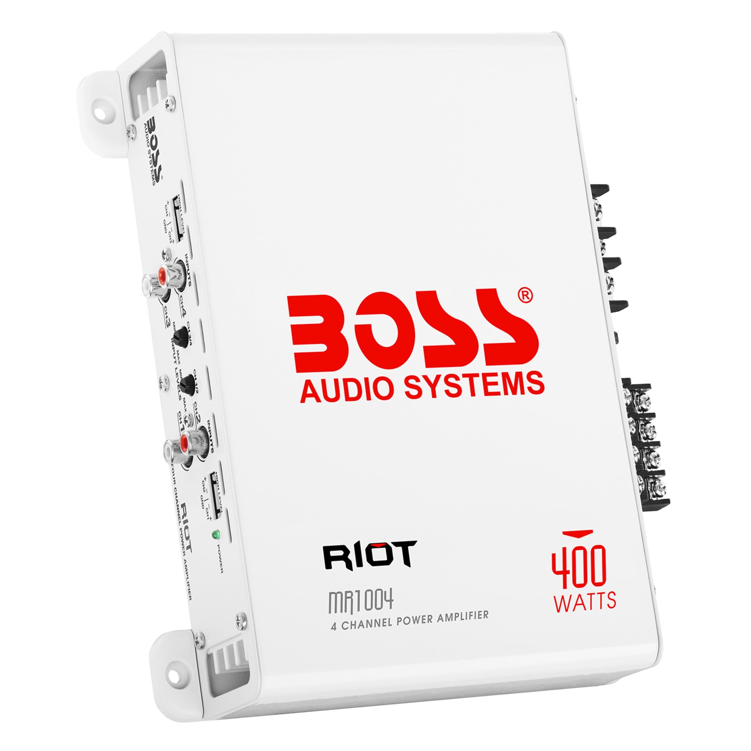 BOSS Audio Systems MR1004 4 Channel Marine 400 Watt Amplifier, Full Range