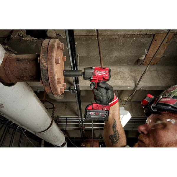 M18 FUEL GEN-2 18V Lithium-Ion Mid Torque Brushless Cordless 3/8 in. and 1/2 in Impact Wrench (2-Tool)