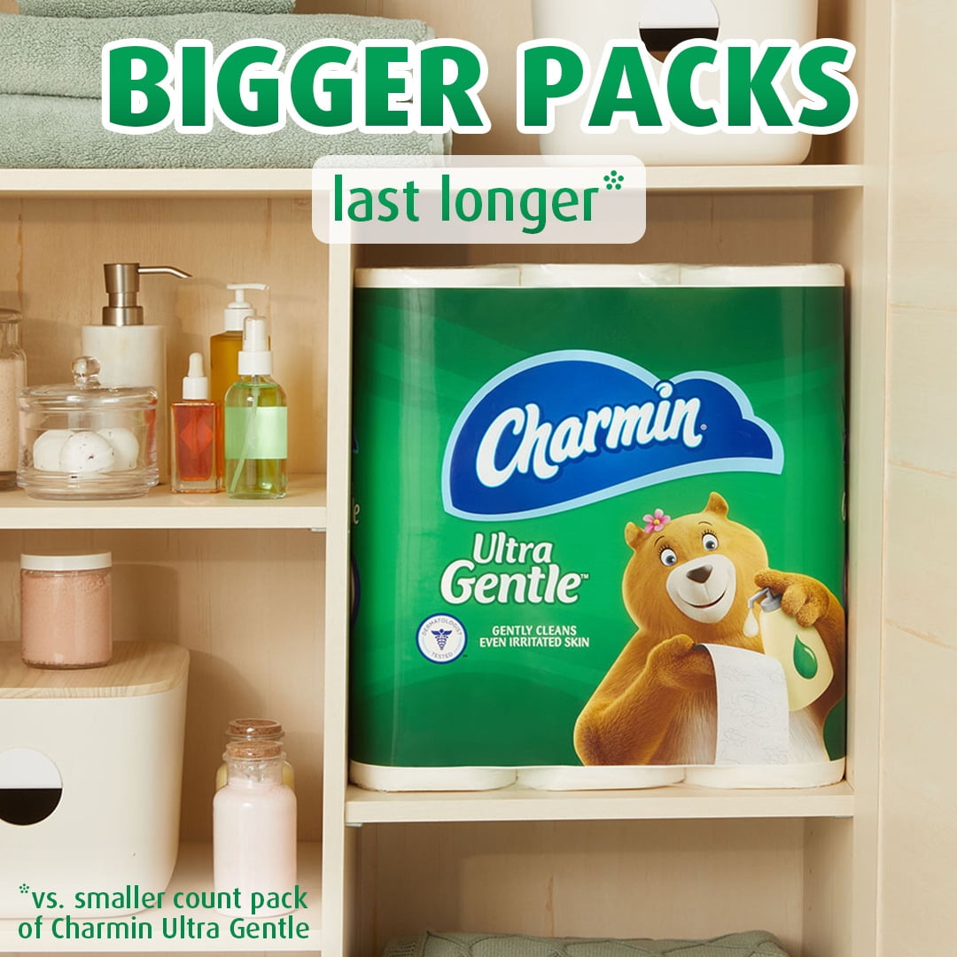 Charmin Ultra Gentle Toilet Paper, 18 Mega Rolls