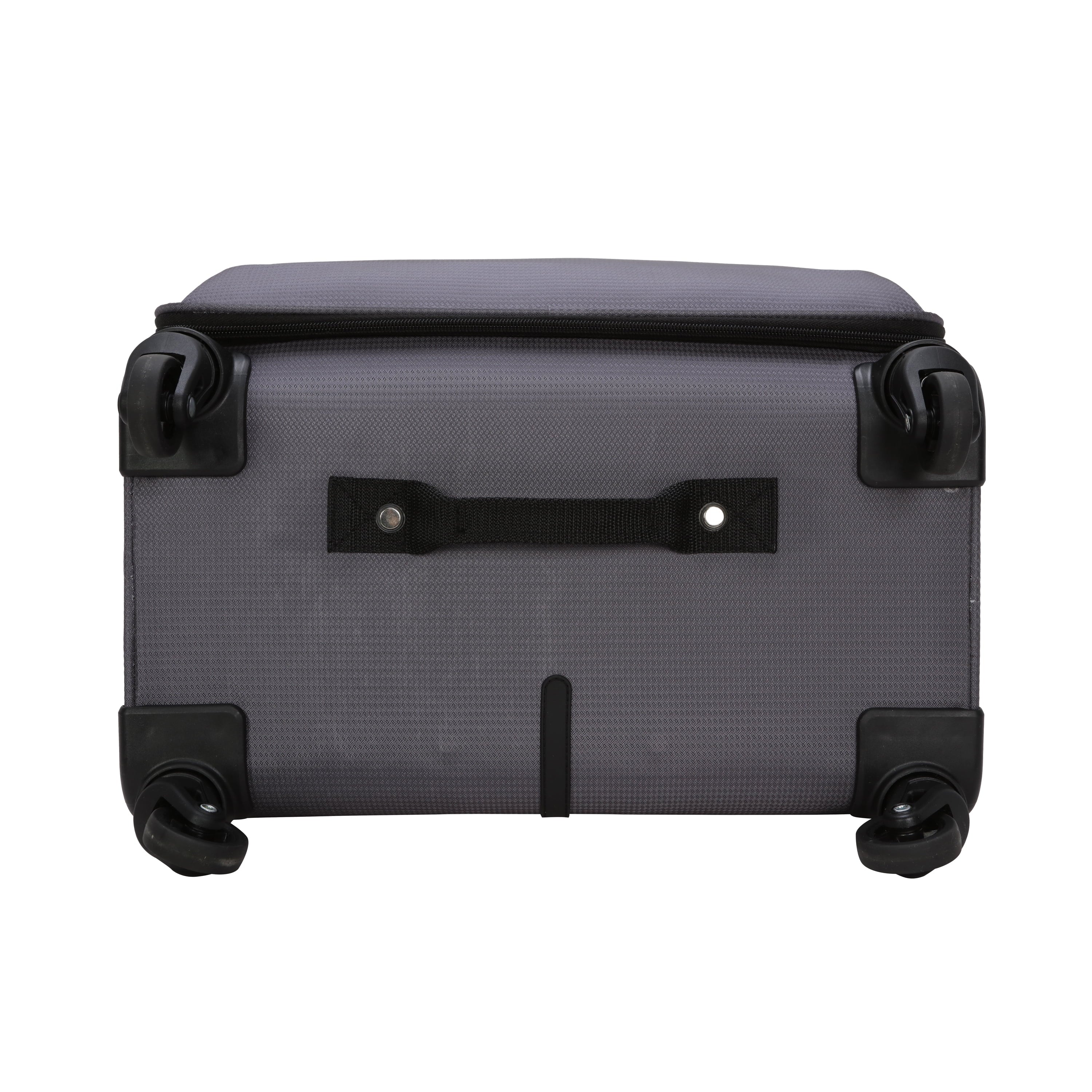 Protege 26-inch Gravity Free Softside Upright Checked Travel Luggage, Grey, Adult