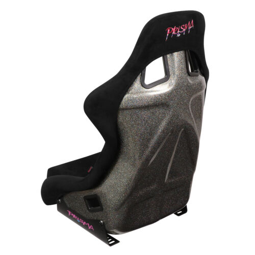 NRG FRP-302BK-ULTR<wbr/>A Prisma Fixed Back Fiberglass Bucket Racing Seat Alcantara