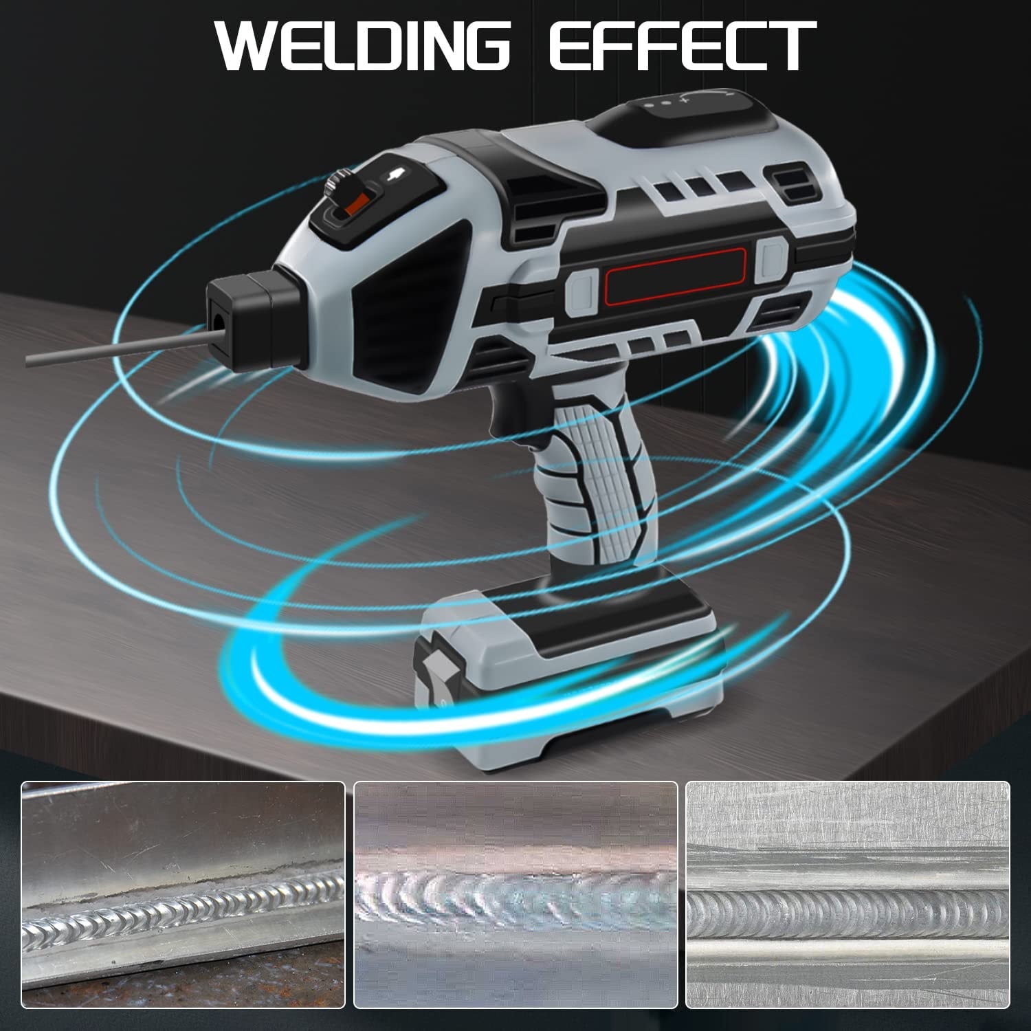 HAMLAT Handheld  Arc Welder Machine Gun,Upgrade Smart Igbt Inverter Technology, 6 Variable Current Adjustment,Electric Welder Machine Kit Fit For 3/32“- 1/8” All Size Rod