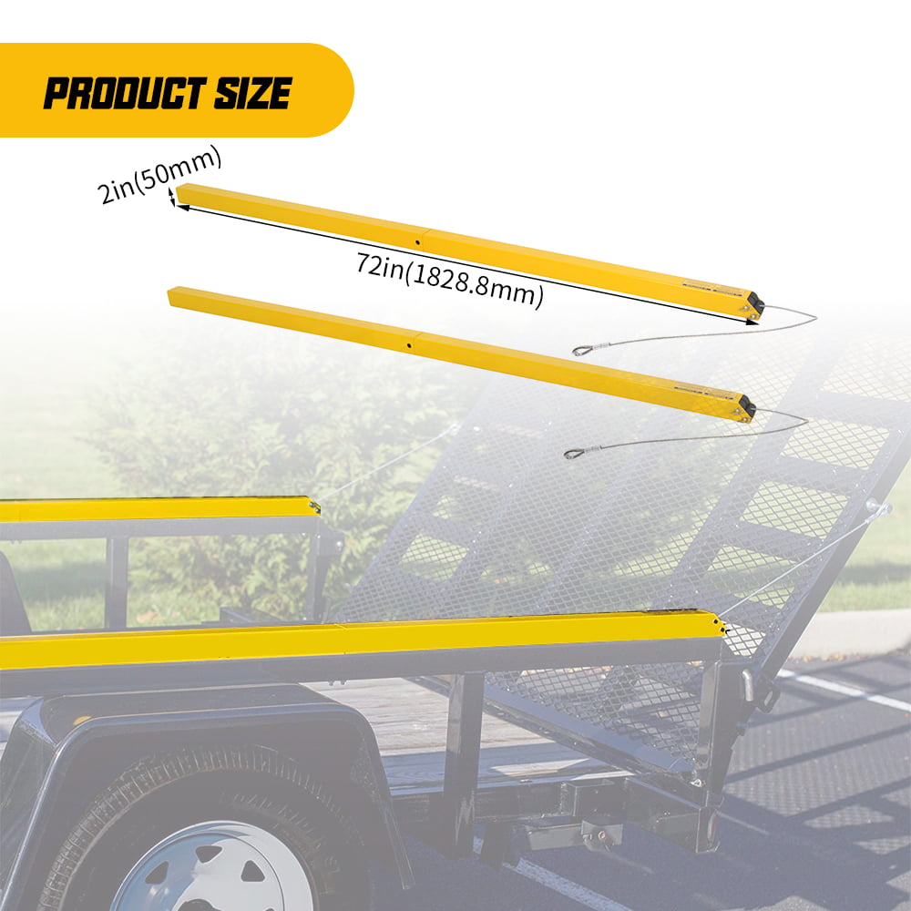 Kojem 2-Sided Trailer Hitch Lift Tailgate Gate Ramp Lift Assist System 400 LBS