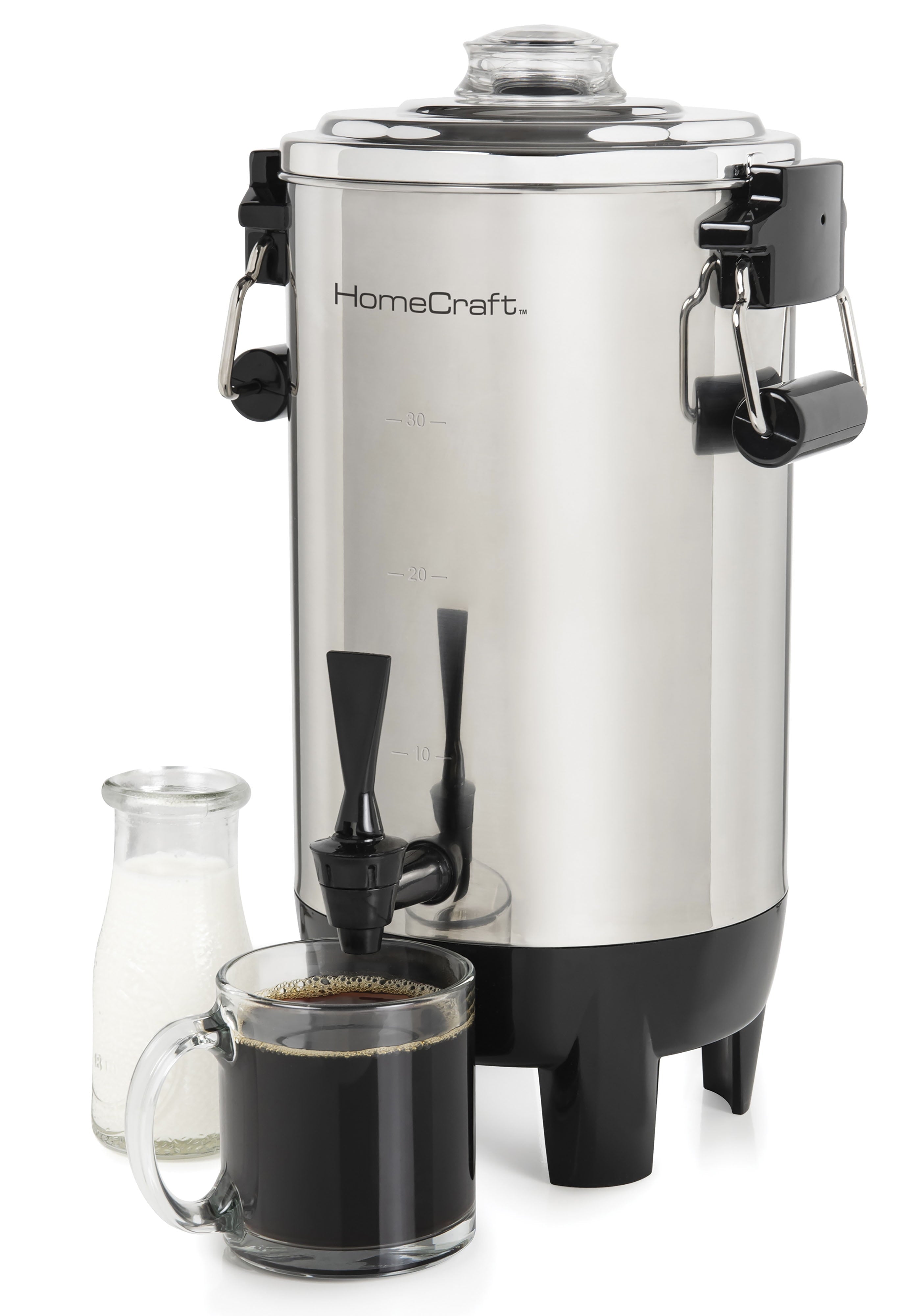 Home Craft 30 Cup Stainless Steel Coffee Urn