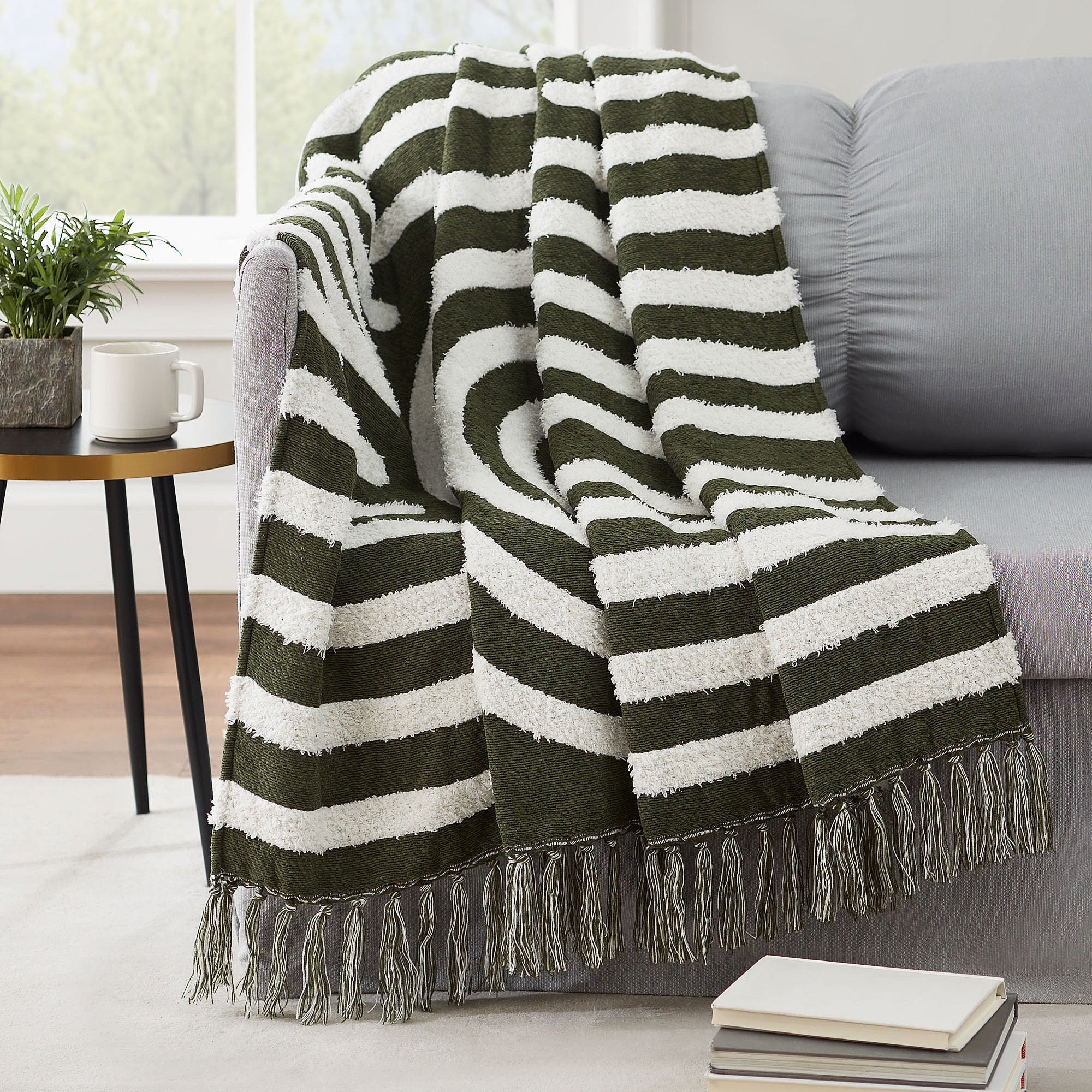 Better Homes & Gardens Textured Cozy Woven Chenille Throw, 50