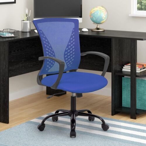 Ergonomic Mesh Office Chair Home Computer Desk Swivel Adjustable Lumbar Support