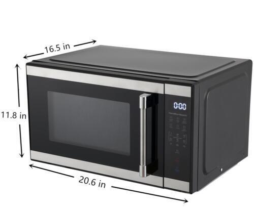 Hamilton Beach 1.1 cu. ft. Countertop Microwave Oven, 1000 Watts Stainless Steel