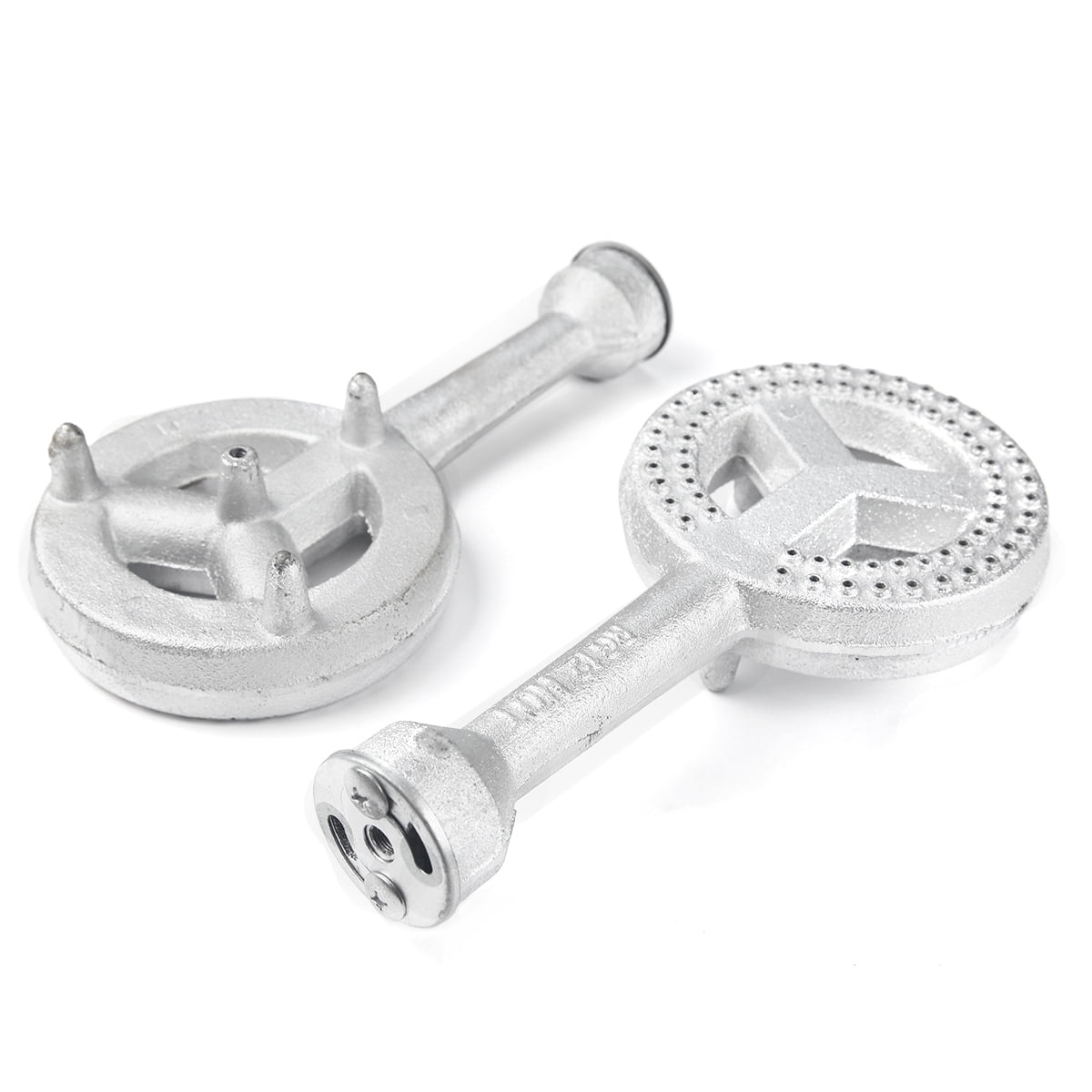 Barton High-Pressure Deep Fryer Triple Basket Dual Burner Stainless Steel Cooker Fryer Black