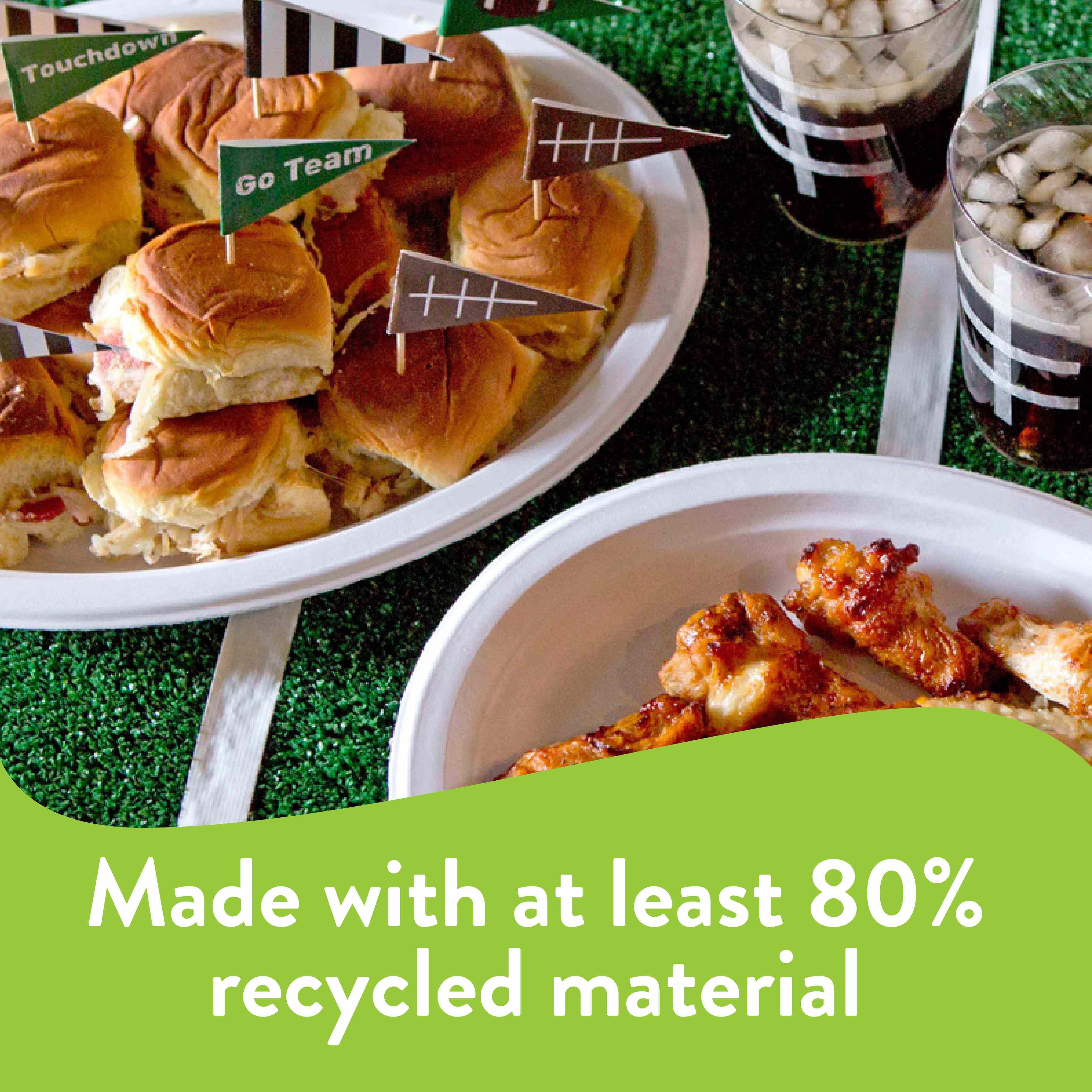 Chinet Classic® Premium Dinner Paper Plates,  White, 10 3/8”, 40 Count