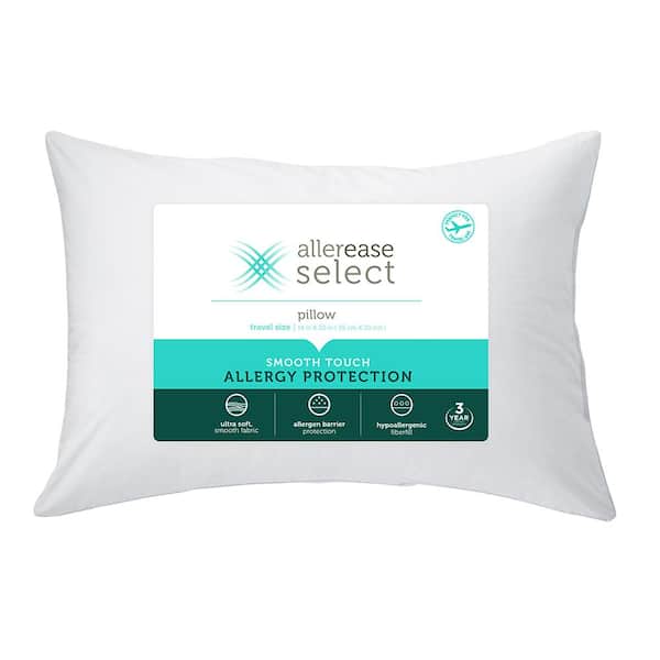 14 in. Allergy Protection Hypoallergenic Travel/Toddler Pillow