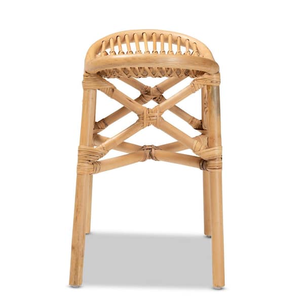 Elgon Natural Brown Ottoman Footstool