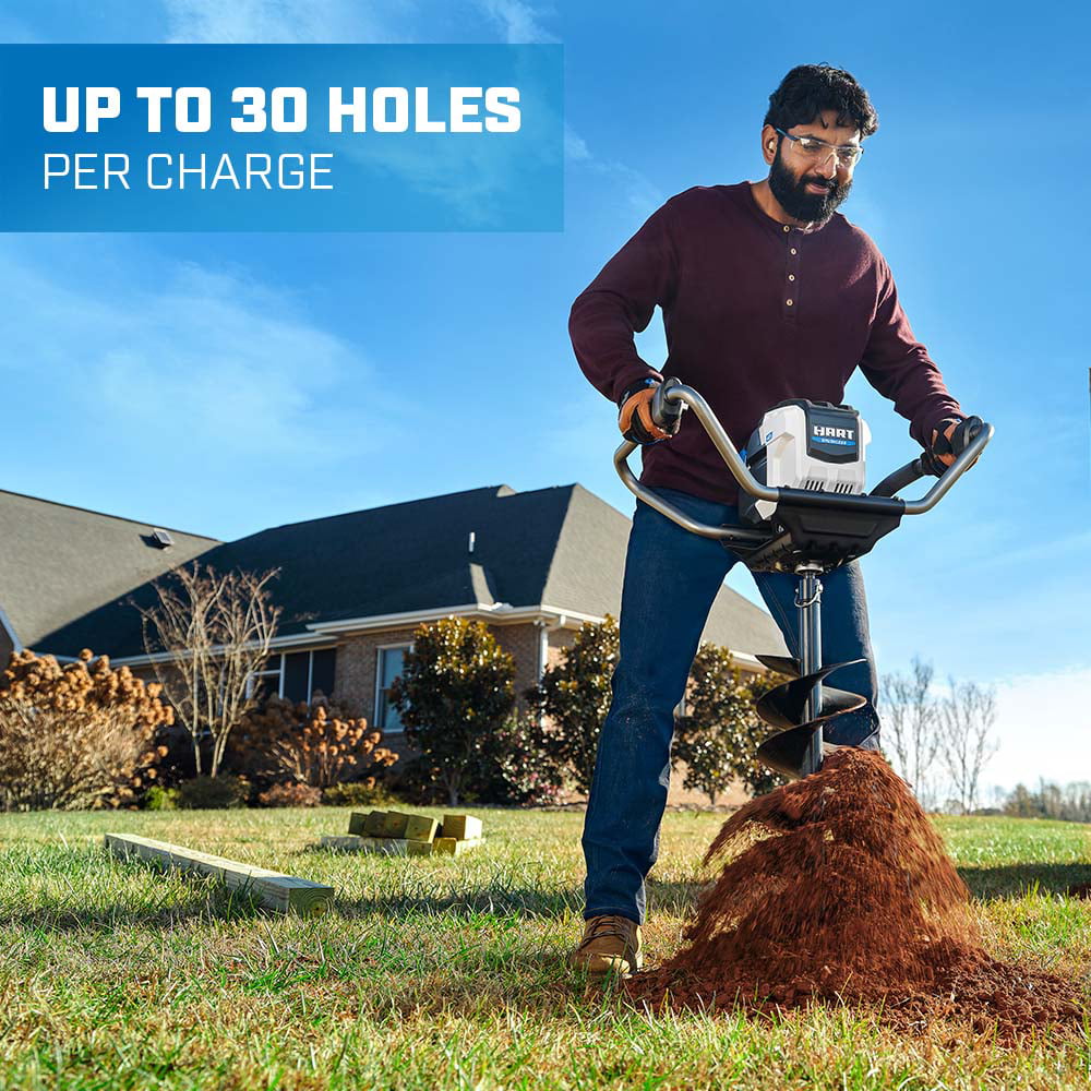 HART 40-Volt Brushless Auger (1) 4.0 Ah Lithium-Ion Battery