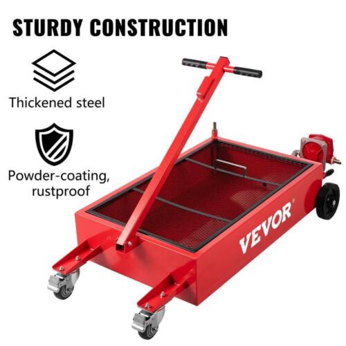 Oil Drain Pan 20 Gal. Low Profile Oil Change Pan Tank Large Capacity with Pump