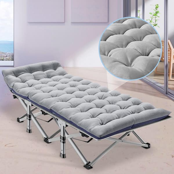 Heavy Duty Folding Cots for Home Office 1200D Oxford Wide Sleeping Cots