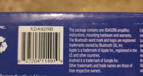 NEW Jensen XDA92RB 600W 2 Channel Mosfet Car Amplifier