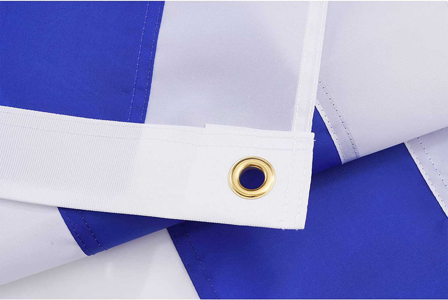 TOPFLAGS 3 x 5 Israel Israeli Flag 3x5 ft Double Sided Embroidered 250D Oxford Nylon Indoor Outdoor Brass Grommets Durable for All Weather