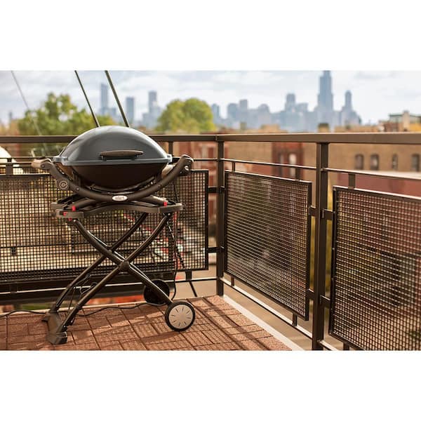 Q 2400 1-Burner Portable Electric Grill in Gray