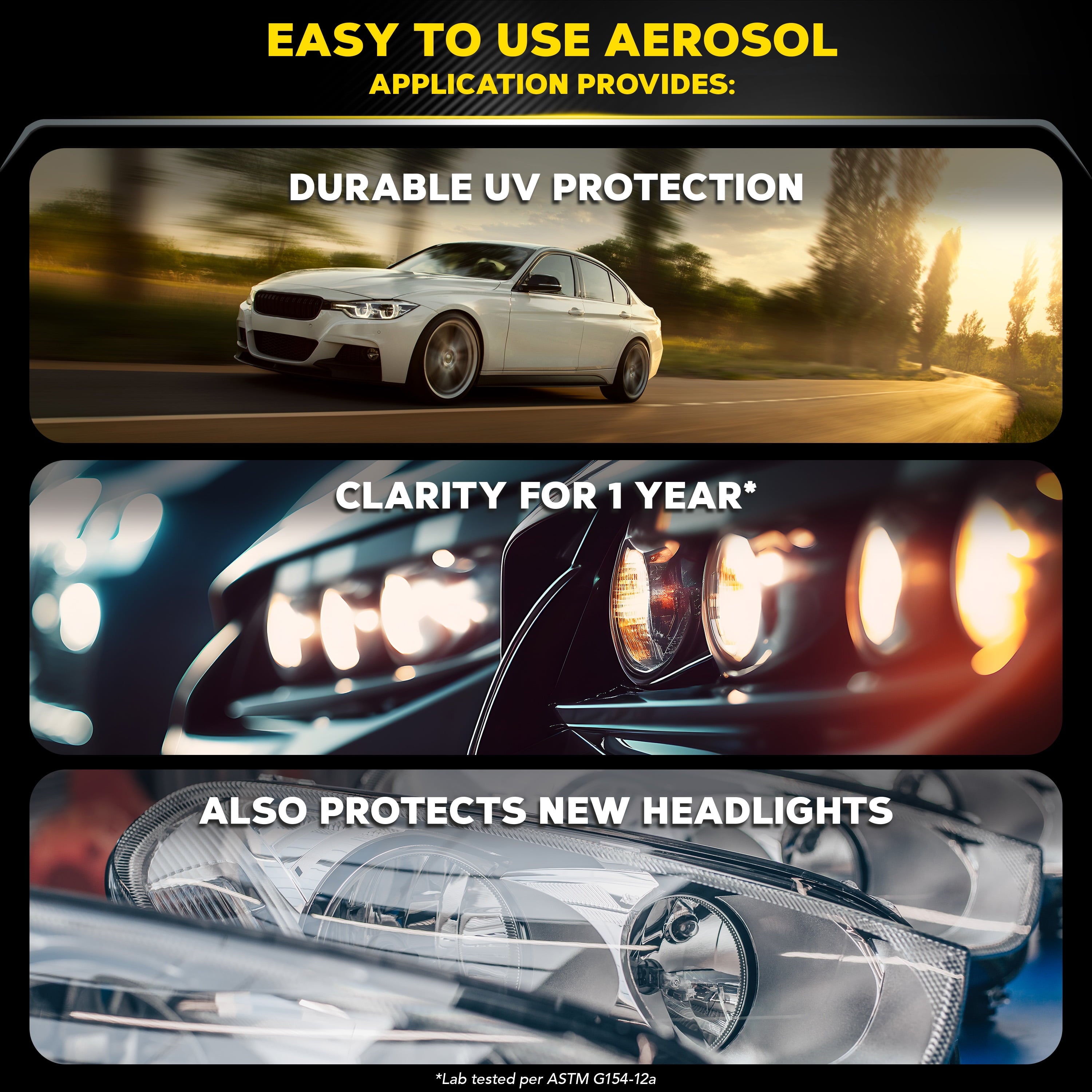 Meguiar's Keep Clear Headlight Coating, G17804, 4 oz, Aerosol