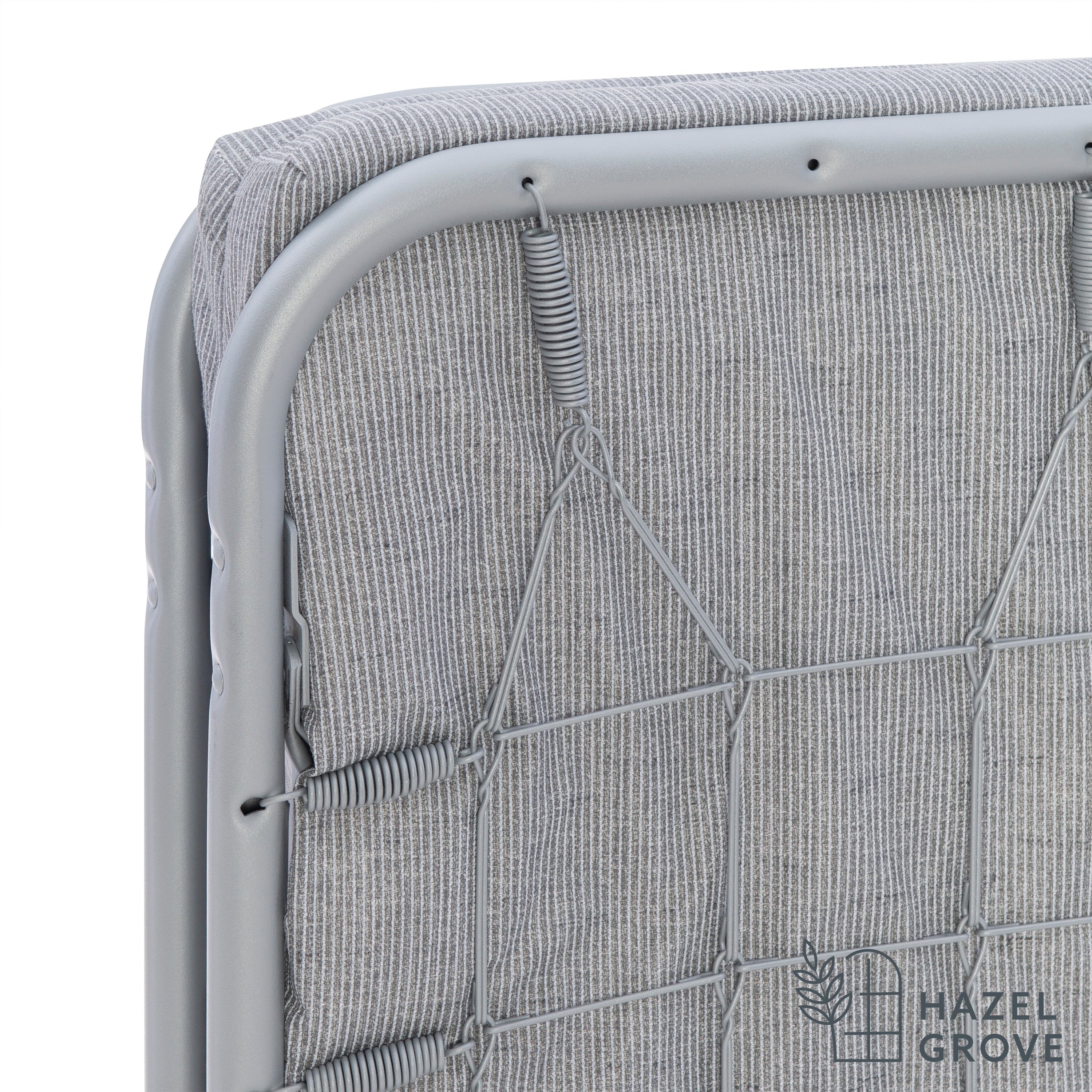 Hazel Grove Luca Folding Cot Guest Bed with 2