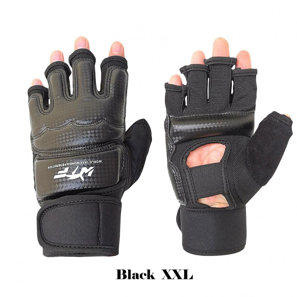 XZNGL Punching Bag Gloves Half Finger Gloves Taekwondo Boxer Guard Hand Punching Bag Sanda Fighting Half Finger Gloves