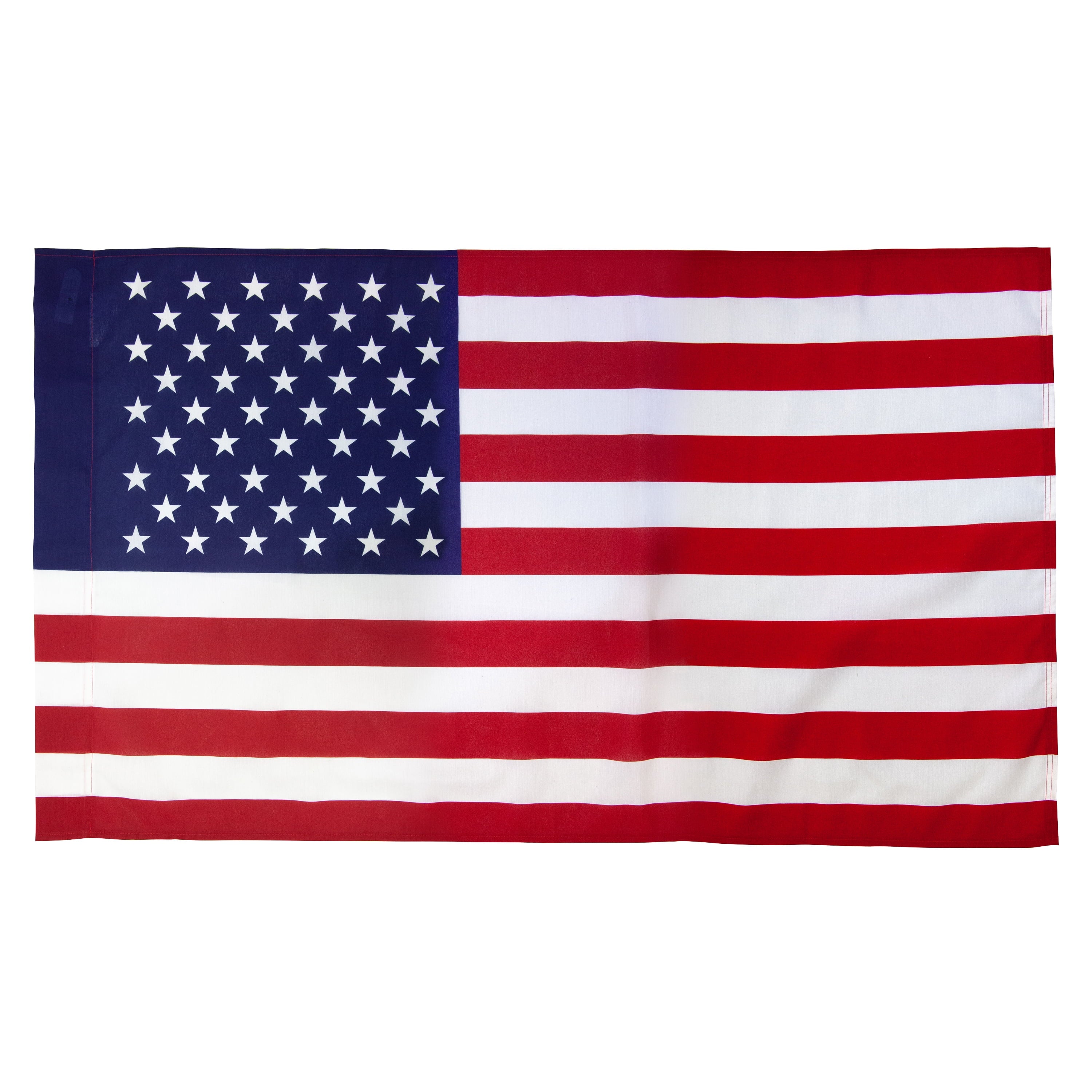 Printed Polycotton American Flag, Sleeved Banner Betsy Flags, 2.5' x 4'