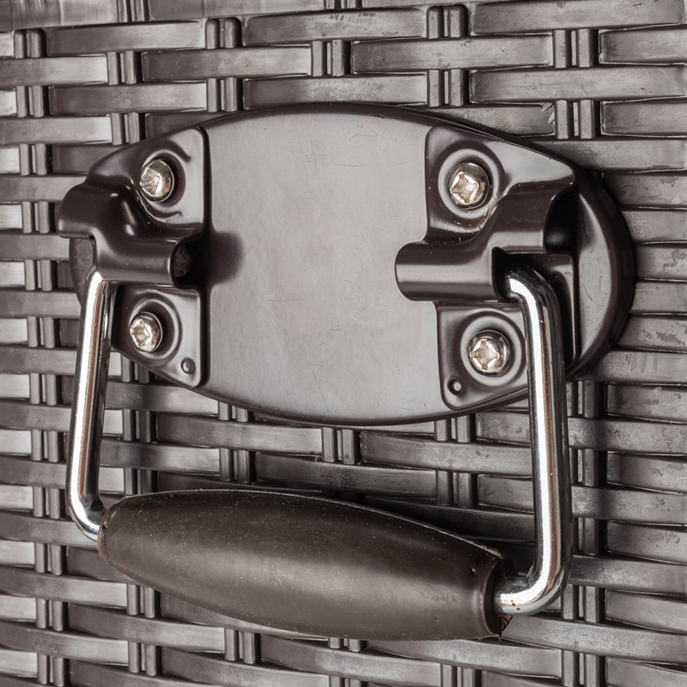 EasingRoom Rattan Cooler 80QT Frozen Warm Function with Shelf