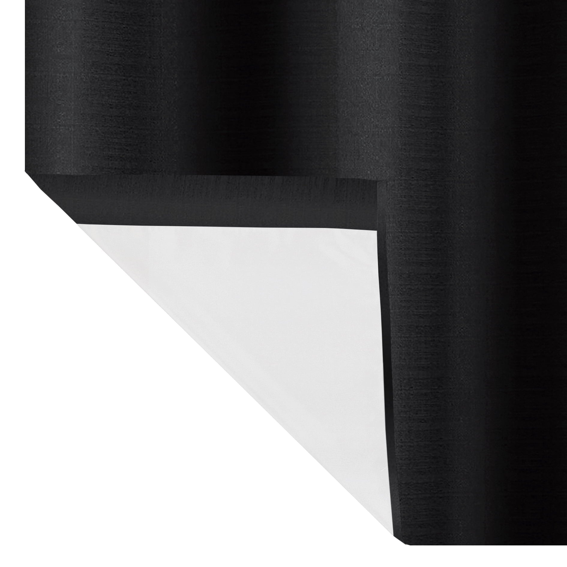 Eclipse Samara Blackout Grommet Single Curtain Panel, Black, 42 x 84