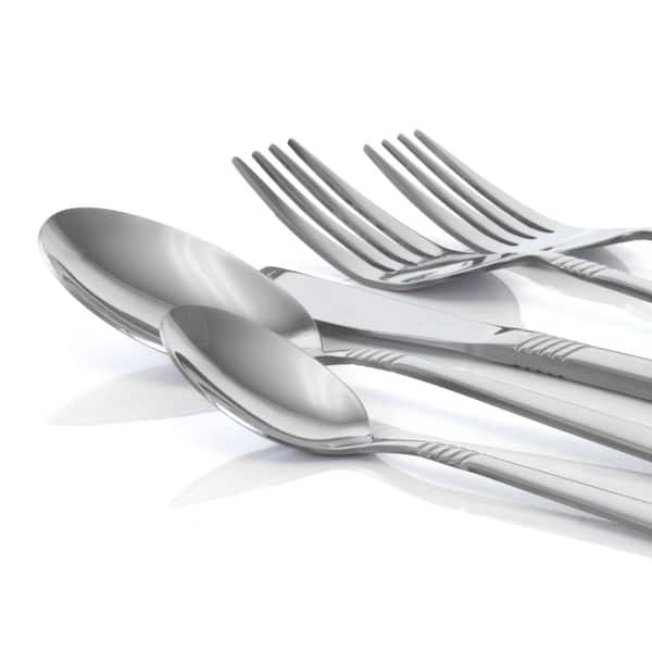 Cravat 20-Piece Silver Stainless Steel Flatware Set (Service for 4)