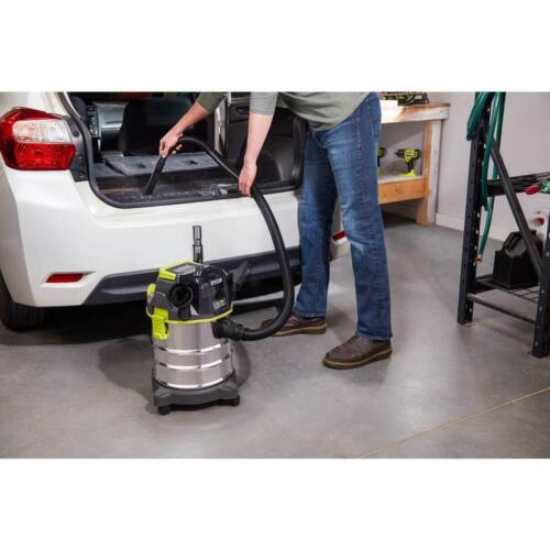 RYOBI 18V 4.75 Gal. Cordless Wet/Dry Vacuum Cleaner TOOL ONLY Powerful Suction