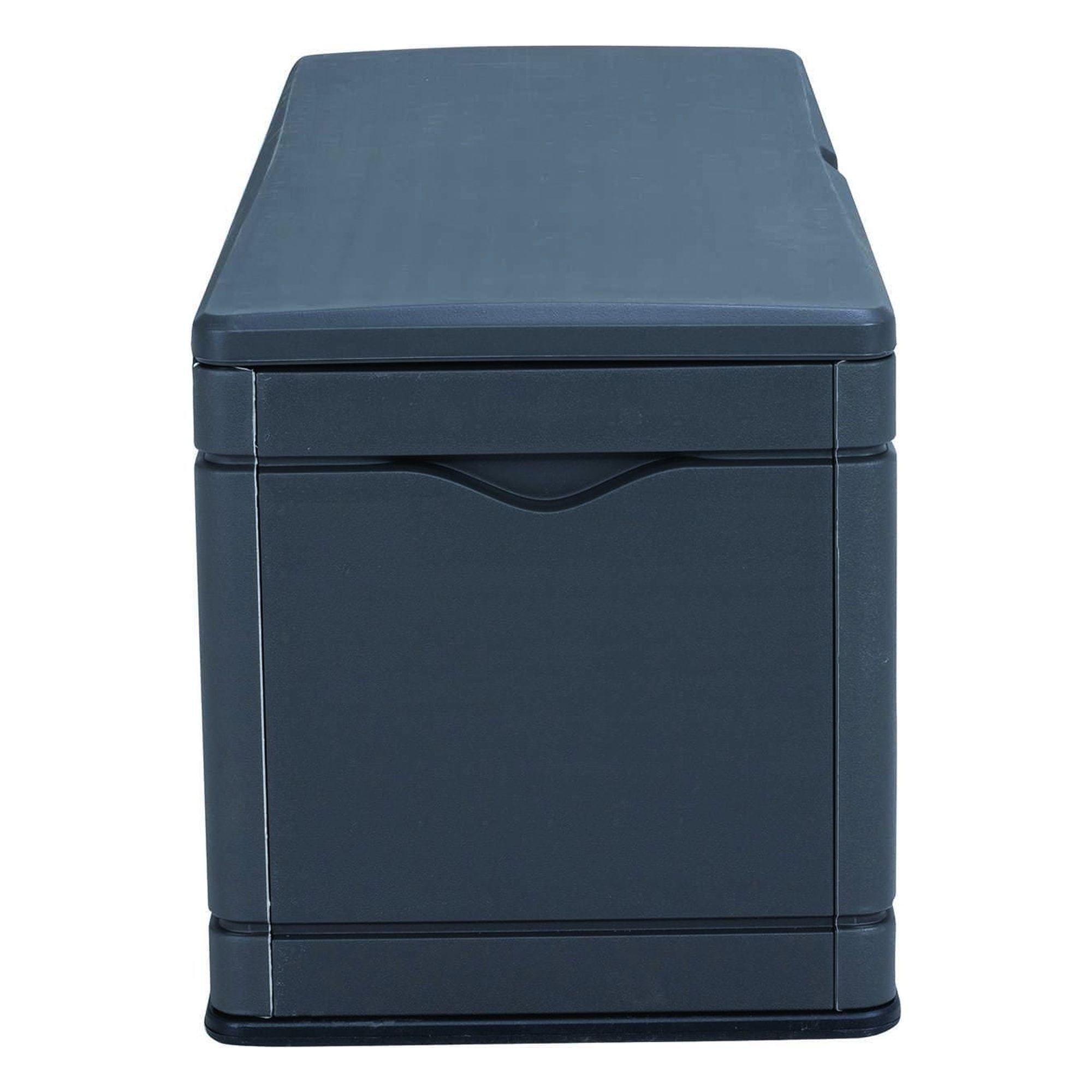 Lifetime Heavy-Duty 130 Gallon Plastic Deck Box, Gray (60298)