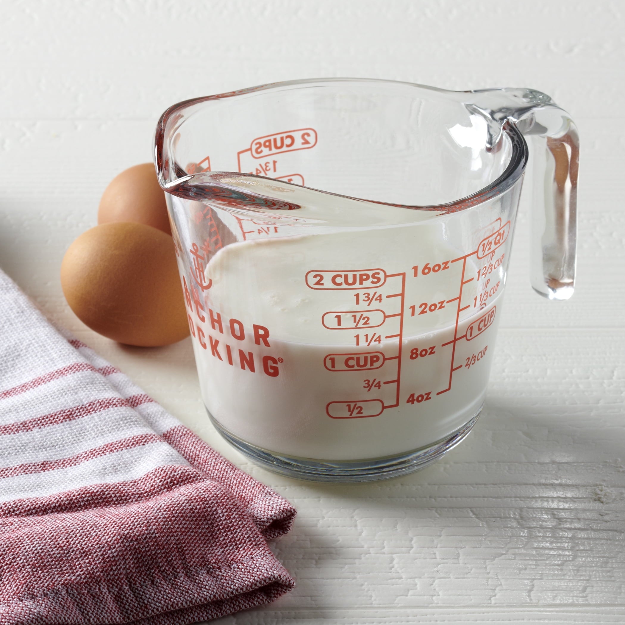 Anchor Hocking Glass Measuring Cup, 2 Cup