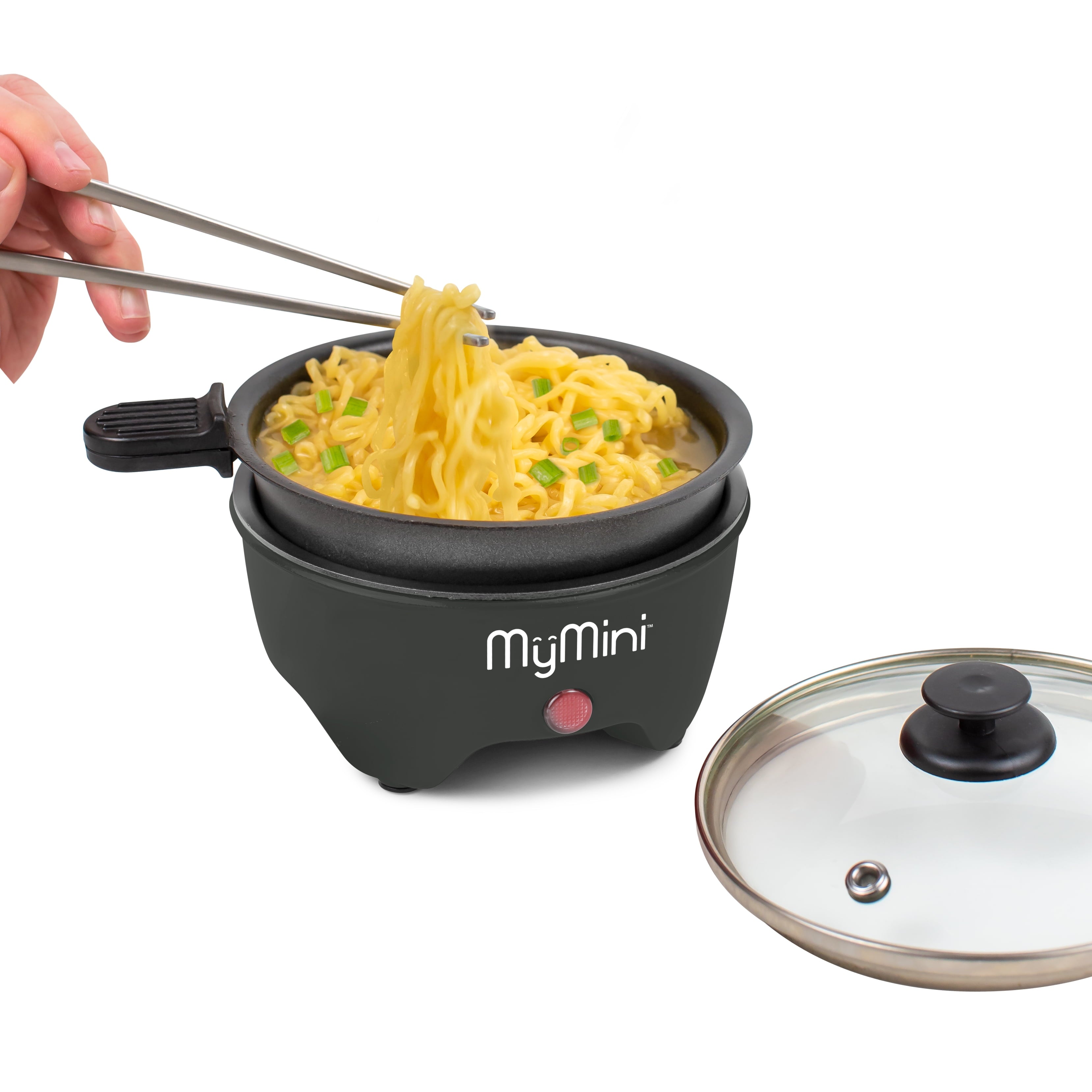 MyMini 5-inch Noodle Cooker & Skillet Electric Hot Pot, Blackberry (3.7