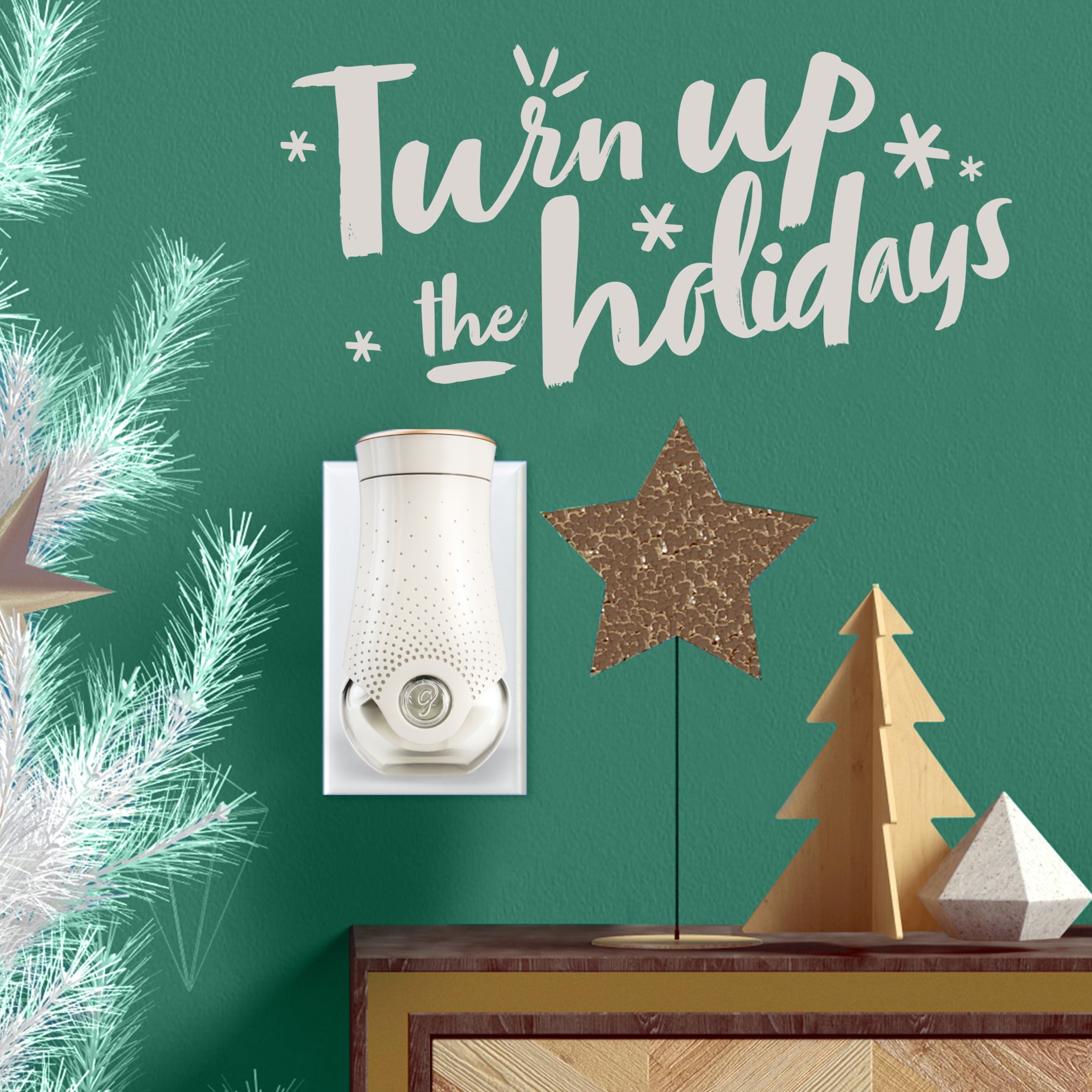 Glade PlugIns Scented Oil, Air Freshener, 5 Refills, Twinkling Pine & Cedar, 0.67 oz Each, 3.35 oz Total