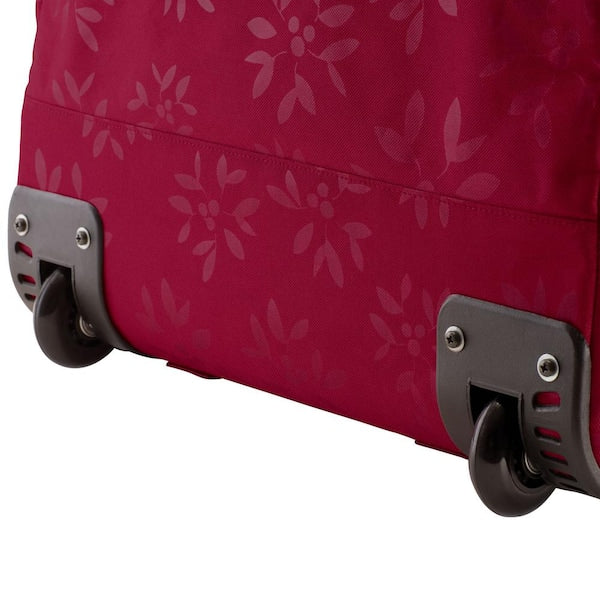 Cranberry Artificial Tree Storage Bag for Trees Up to 9 ft. Tall Seasons Holiday Tree Rolling Storage Duffel