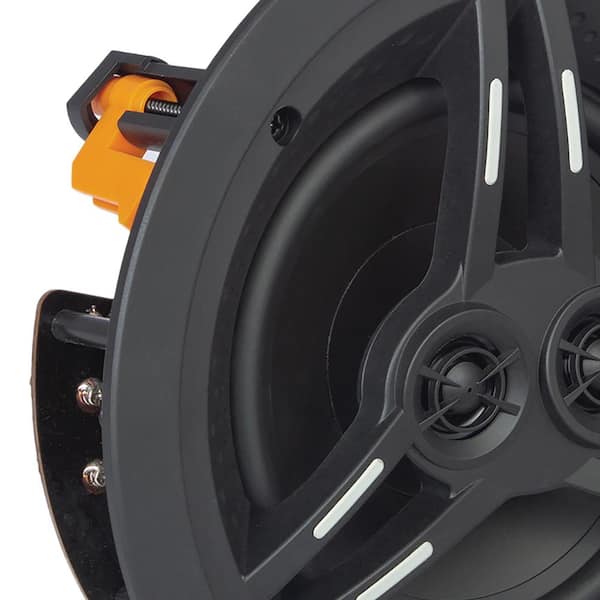 E Series 100-Watt-Continuous-Power In-Ceiling Dual-Tweeter with 6-1/2 in. Cone Woofer