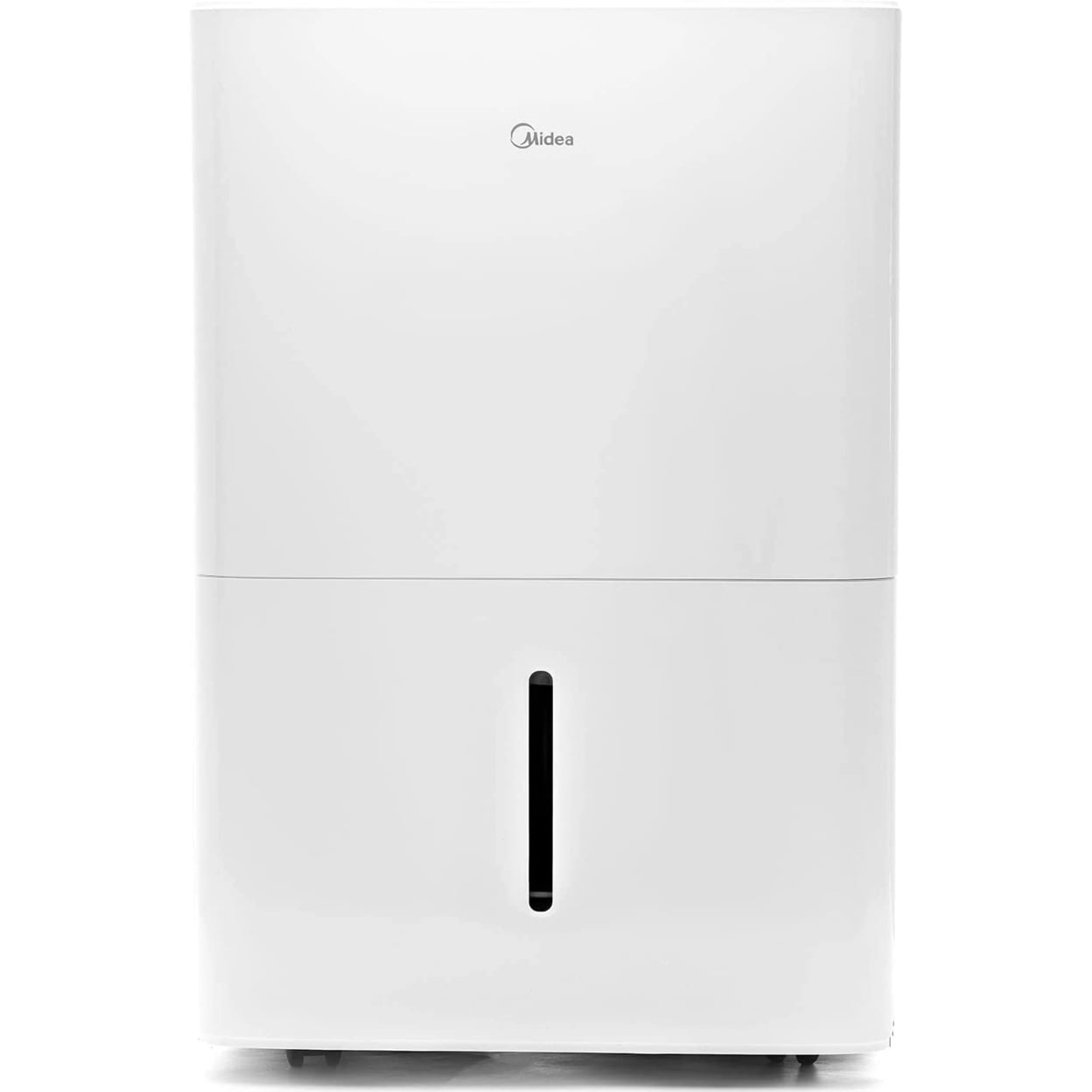 Restored Midea 50 Pint EnergyStar Smart Dehumidifier for Wet Rooms with Pump (Refurbished)