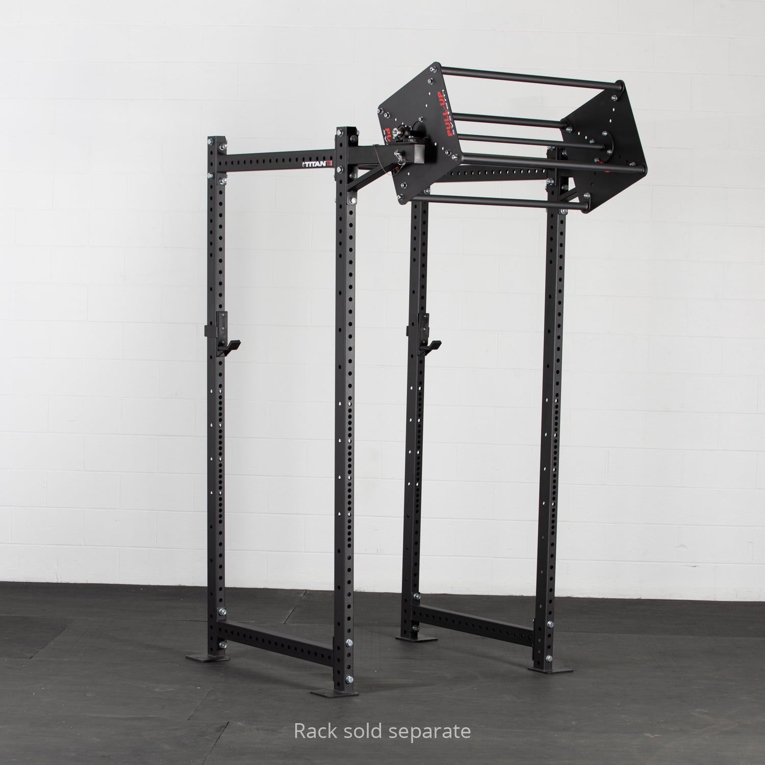Titan Fitness T-3 and X-3 Series Rack-Mounted Revolving Pull-Up System 1.25” Pull-Up Bars