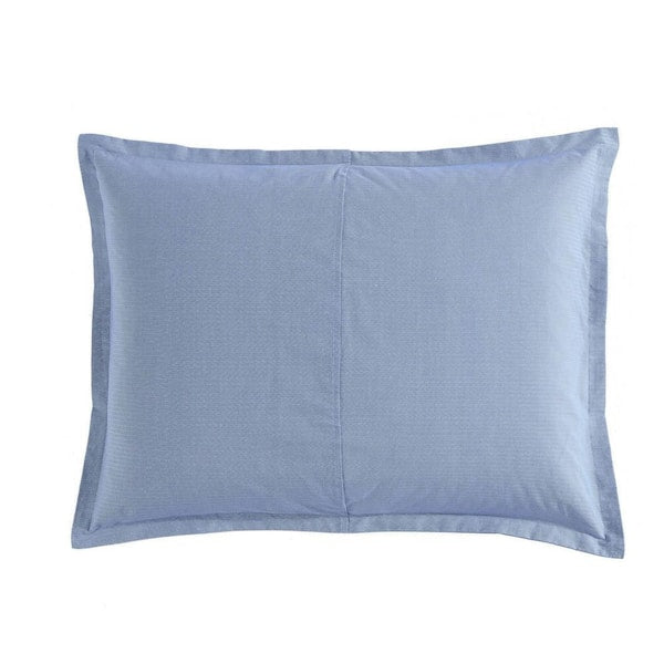 Werner Stripe 5-Piece Navy Blue Cotton King Bonus Comforter Set