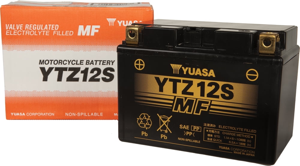 Yuasa YTZ12S Motorcycle ATV Powersports Battery Sealed VRLA AGM YUAM7212A