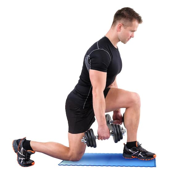 Ultimate Comfort Blue 24 in. x 24 in. Foam Garage Floor (4-Pack)