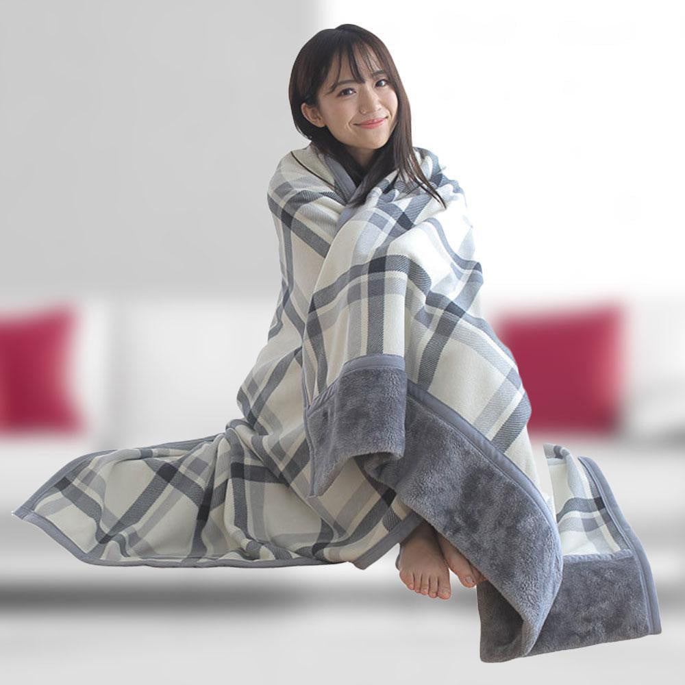 Doublelayer Blanket Scarf ultra-soft plush style Ponchos Shawls and Wraps