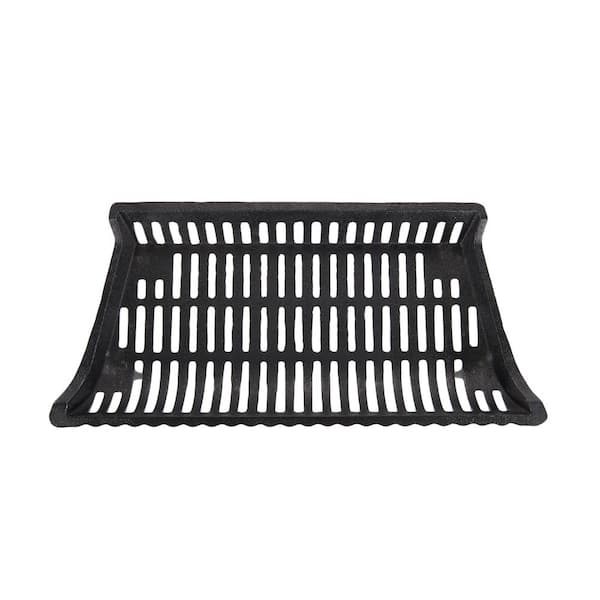 27 in. Cast Iron Heavy-Duty Fireplace Grate with 4 in. Clearance