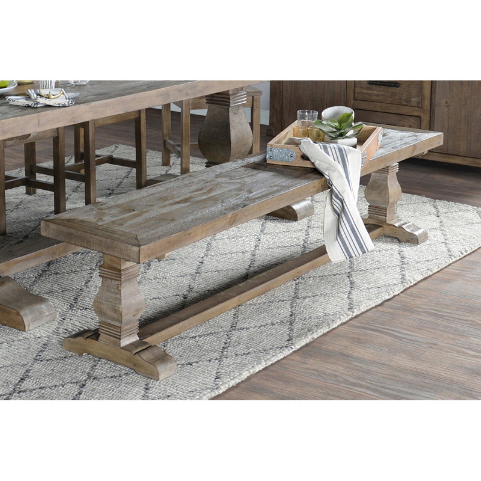 Kosas Home Quincy Backless Dining Bench