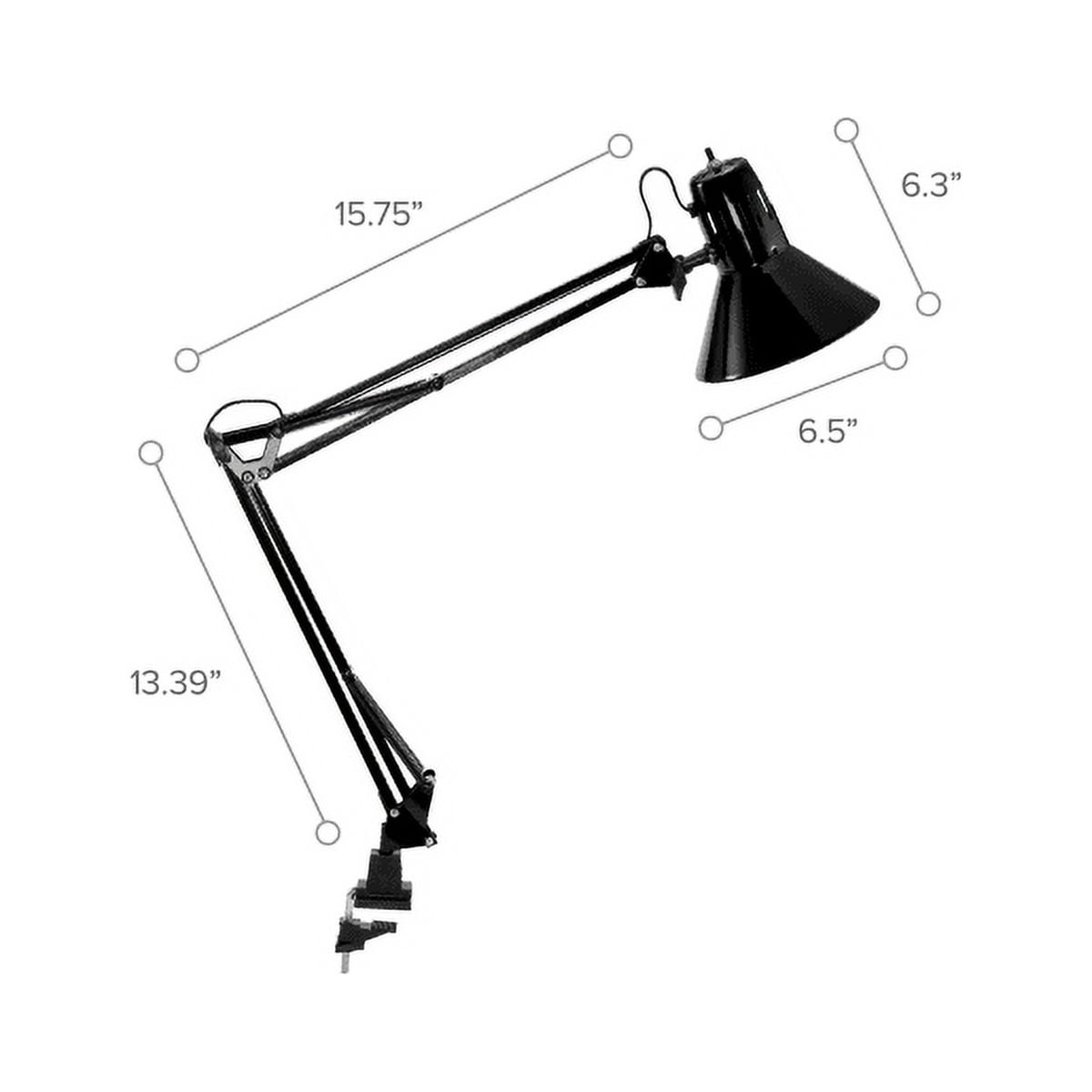 LED Swing Arm Desk Lamp with Clamp Mount, 36