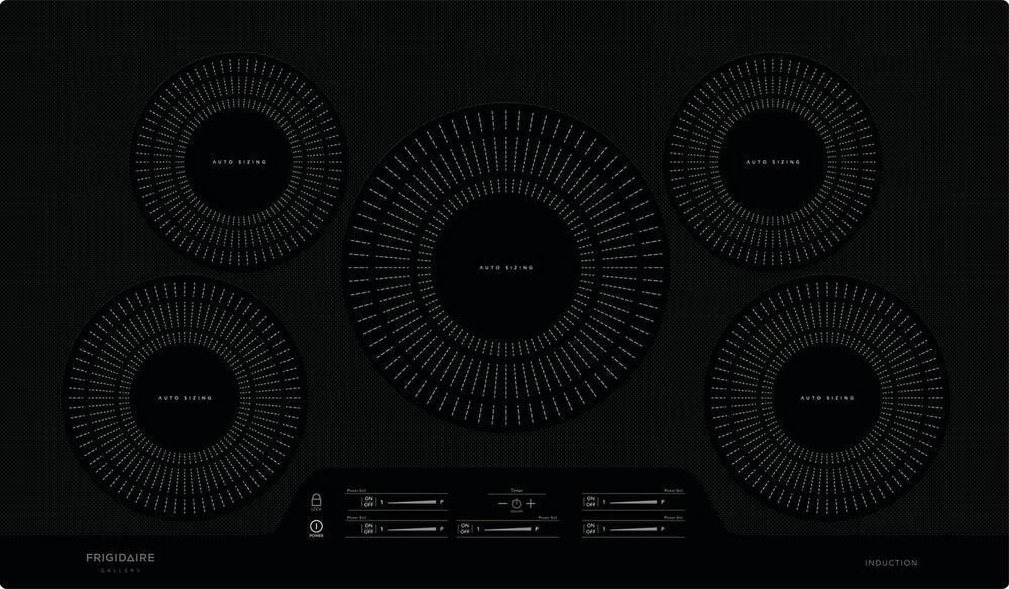 Frigidaire FGIC3666TB 36 Gallery Series Induction Cooktop with 5 Elements in Black