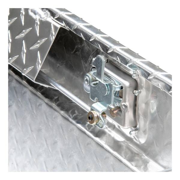 63 in. Bright Aluminum Angled Crossover Truck Tool Box (Heavy Packaging)