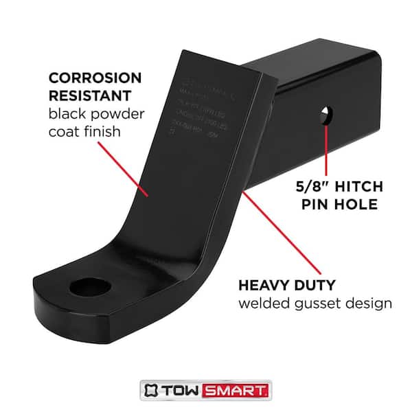 Class V, 21,000 lb., 5 in. Drop x 3-1/4 in. Rise x 1-1/4 in. Shank, Trailer Hitch Ball Mount