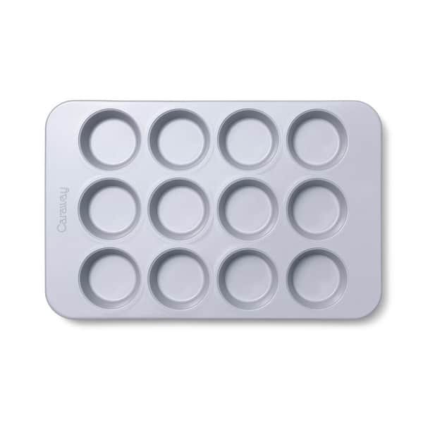 Non-Stick Ceramic Muffin Pan in Cream